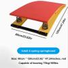 Kids Teens Springboard,Portable Curved Gymnastic Springboard, School Home Playroom Training Springboards with Non-Slip Pad, Red view 2