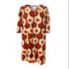 Akivide Women's Boho Floral Printed Long Sleeve Dress Casual Loose V Neck Long Dress Summer Fall Maxi Dresses view 3