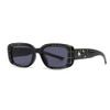 HPIRME Rectangular Women's Sunglasses Retro Wide Leg Eyeglass Frame Summer Tourism Sunshades Glasses UV,1,one size view 1