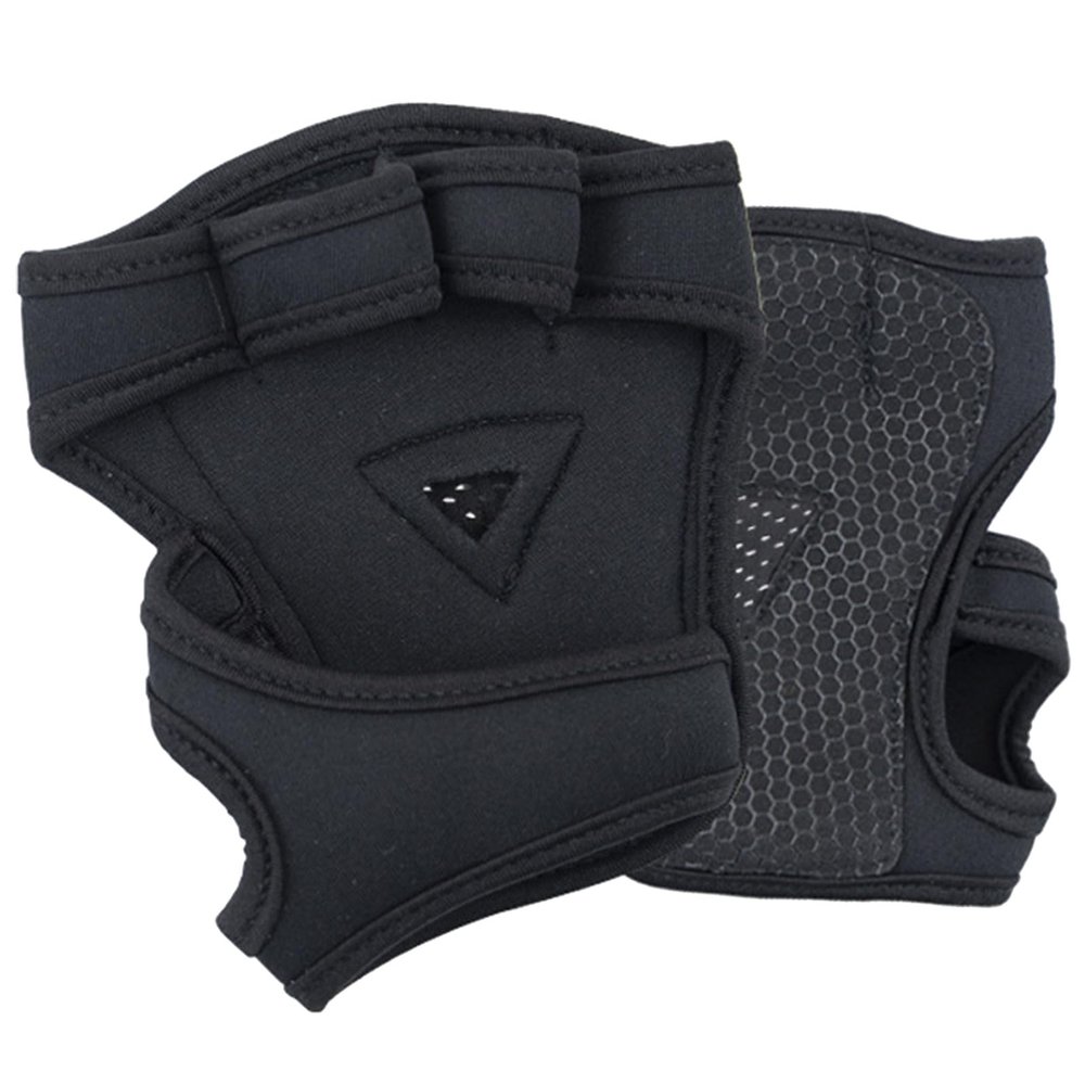 BEIDUOYANG 2Pcs Weightlifting Gloves Men Women Silicone Non-Slip Breathable Four Finger Fitness Exercise Gloves Workout Grip Gloves Weight Lifting Accessories, X-Large