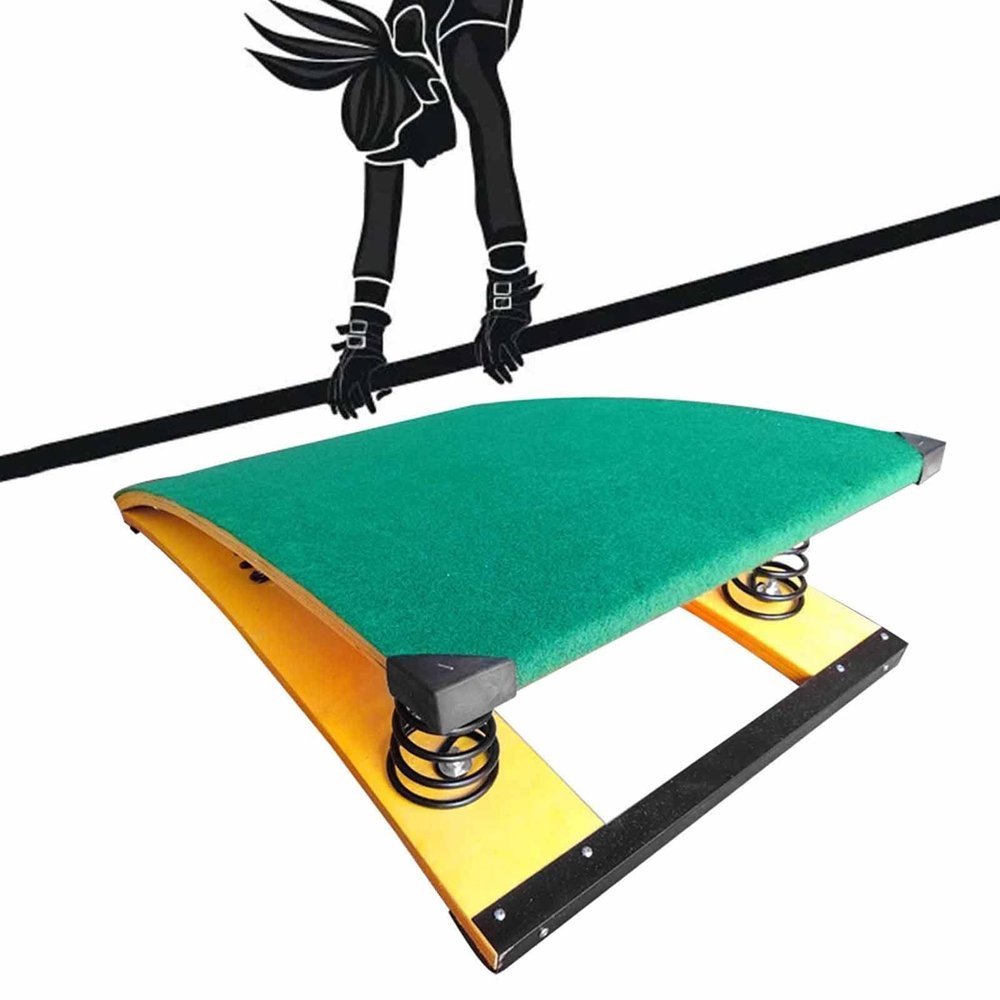 4 Springs Kids/Teen Training Springboards, Home Wooden Equipment, Stable & Anti-Tear Spring Board, Load 65 Kg