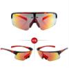 GUB 6500 Bicycle Glasses Lens Goggles UV400 Riding Glasses Bicycle Polarized Glasses Men and Women's Outdoor Sports Sunglasses (Black-red) view 4
