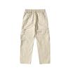 LANZIYAYA Girls Cargo Pants Wide Leg Streetwear Cute with Pockets Joggers 4-12 Year (US, Age, 8 Years, Khaki) view 2
