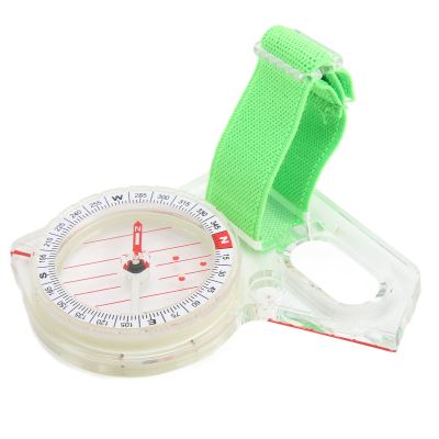 Thumb Orienteering ,Orienteering Clear Scale, ABS Multifunction Thumb with Luminous Point for Adventure Camping