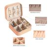 POKEHAND Personalized Jewelry Box, With Name and Flower Custom Travel Jewelry Case Box Organizer Box, Birthday Gifts for Women, Bridesmaid Proposal Unique Presents view 3