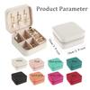 POKEHAND Personalized Jewelry Box, With Name and Flower Custom Travel Jewelry Case Box Organizer Box, Birthday Gifts for Women, Bridesmaid Proposal Unique Presents view 4