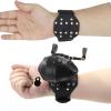ZHUOCE Fishing Reel Kit with Wristband and Hand Guard for Slingshot Fishing Darts Reel Leather Wrist Wrap for Shooting view 4