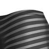 JEKE-DG Men's Ice Silk Stripes Boxer Briefs Low Rise Seamless Trunk Underwear See Through Thin Bulge Pouch Boxers (3X-Large,Black 10-1pc) view 2
