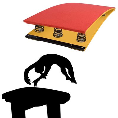 Adult Gym Springboard Strong Bearing Capacity, Heavy Duty Curved Jump Bridge Vault Equipment, Durable Sport Equipment for Sports Club Home