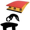 Adult Gym Springboard Strong Bearing Capacity, Heavy Duty Curved Jump Bridge Vault Equipment, Durable Sport Equipment for Sports Club Home view 1
