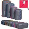 BAGAIL Camping Towel with EVA Case, Compact & Ultra Soft Microfiber Travel Towel - Super Absorbent & Lightweight Quick Dry Towels for Sports, Beach, Gym, Backpacking, Hiking and Yoga - Red, S view 1