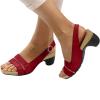 JYSwoshoe Summer Closed Toe Sandals Women 2023, Womens Sandals Dressy Casual Summer Hollow Out Shoes Orthotic Wedge Sandals view 3