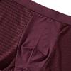 JEKE-DG Men's 3D Pouch Boxer Briefs Comfortable Cool Underwear Mesh Boxer Trunks With Built-In Pouch Support (4X-Large,Red-5pc) view 3
