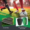 Mini Shin Guards Soccer, 2 Pairs Soccer Miniature Shin Guard for All Ages,Extra Small Protective Equipment shin Guards and 2 Pairs Shin Guards Strap Shin Fixed Straps, Calf Protective Gear Shin view 2