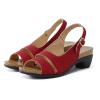 JYSwoshoe Summer Closed Toe Sandals Women 2023, Womens Sandals Dressy Casual Summer Hollow Out Shoes Orthotic Wedge Sandals view 4