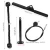 Versatile & Portable 9Pc DIY Home Gym Equipment Kit Comprehensive Arm & Core Strength Training with Advanced Rope Pulley System, Ideal for Fitness Enthusiasts & Athletes view 3