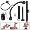 Versatile & Portable 9Pc DIY Home Gym Equipment Kit Comprehensive Arm & Core Strength Training with Advanced Rope Pulley System, Ideal for Fitness Enthusiasts & Athletes view 4