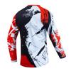 Kids Cycling Jersey Boy Girl Motocross Shirt Youth Dirt Bike Clothes Red YL view 3