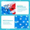 maamgic Boys Swim Trunks with Compression Liner Toddler Stretch Swim Shorts Quick Dry Swimming Trunks Boxer Brief 2 in 1 Beach Shorts American Flag 3T view 3