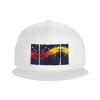 Flag of Venezuela Custom Baseball Cap with Print Photo, Personalized Adjustable Summer Sun Hat Unisex White view 2