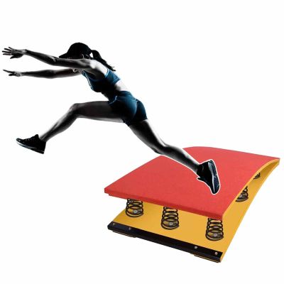 Spring Board Gymnastics Vault Springboards, Adult Sport Equipment for Gymnasts/Vaulting/Exercise, Elastic Ramp Including 9 Spring