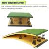 Hardwood Curved Springboard for Long Jump, Track and Field, Somersault, Portable Arts Springboard with 6/9 Spring, for Vaulting Training view 4