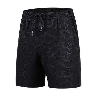 Ymosrh Gym Shorts, Casual Lightweight Drawstring Summer Beach Short Pants Stretch Hiking Shorts Men (4XL, Khaki)