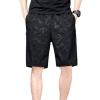 Ymosrh Gym Shorts, Casual Lightweight Drawstring Summer Beach Short Pants Stretch Hiking Shorts Men (4XL, Khaki) view 2
