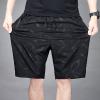 Ymosrh Gym Shorts, Casual Lightweight Drawstring Summer Beach Short Pants Stretch Hiking Shorts Men (4XL, Khaki) view 4