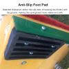 Portable Curved Gymnastic Springboard, Hardwood with Grey Felt for School Home Gym Bar Basement, 120*60cm view 4