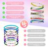 Ava Riley Friendship Bracelets, Birthday Gift Bracelet Stackable E Initial Charms, 26 Letters 9PCS Songs Album Jewelry Stuff view 4