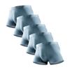 JEKE-DG Mens Ice Silk Boxer Briefs Stretch Breathable Underwear Trunks Seamless Underpants With Pouch Double (Large,Blue 20-5pc) view 1