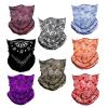 WYSUMMER 8PCS Scarves Bandanas Face Tube Black Headband, Motorcycle Multi Function Headwear Hat Scarf Neck Warmer Balaclava view 1