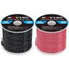 14 Gauge Marine Wire 14 AWG Marine Grade Wire Include 14 Gauge 50FT Red & 50FT Black,14 AWG Tinned Copper Cable Oxygen-Free Boat Cable for Automotive Boat Speaker RV Camper view 1