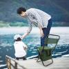 JECOMPRIS Multi-Function Outdoor Folding Chair Lightweight Portable Camping Stool for Fishing Travel view 2