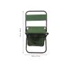 JECOMPRIS Multi-Function Outdoor Folding Chair Lightweight Portable Camping Stool for Fishing Travel view 3