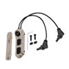 Dual Wire Modular Remote Three Button Activation Pressure Switch, for PEQ15/L3 Etc Laser M300/M600 Series Scout Flashlight, Fit 20mm Rail M&K System, Tan (Crane+Crane Plug) view 1