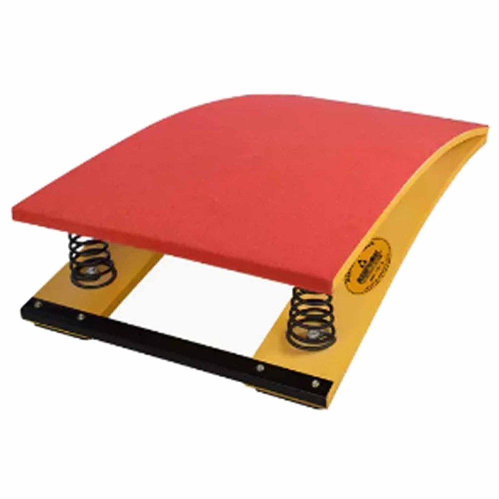 For Adults Teens 4 Springs Spring Board Gymnastics Equipment Arts Springboard For Sports Club/Martial Heavy Duty Pro Curved Spring Board With Steel Spring & Jump Pad, Green