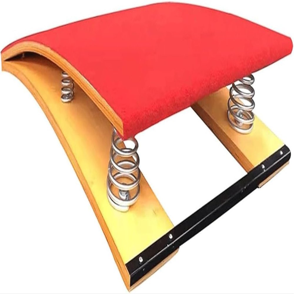 Heavy Duty Vault Spring Board, Portable Curved Gymnastic Springboard Strong Bearing Capacity for Home Shcool Training