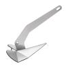 316 Stainless Steel Boat Anchor, 22Lbs Delta Anchor Wing Style Anchor Heavy Duty Triangular Anchor Marine Anchors for Boats Small Yacht Boat Anchor 316 Stainless Steel Triangle Plow Anchor 22Lbs