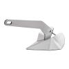 316 Stainless Steel Boat Anchor, 22Lbs Delta Anchor Wing Style Anchor Heavy Duty Triangular Anchor Marine Anchors for Boats Small Yacht Boat Anchor 316 Stainless Steel Triangle Plow Anchor 22Lbs view 3