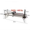 WDUDSUDUW Foldable Pilates Reformer,for Homeand Studio Pilatesmachine Equipment,Spring Type view 3