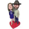 Custom Couple Bobbleheads, Personalized Wedding Gifts for Couple, Wedding for Couple, Unique Valentine's Day Present