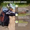 ZOHAN EM035 Bluetooth 5.0 Shooting Ear Protection 2 packs for Gun Range, Slim Active Noise Canceling with 22dB, Hunting Hearing Protection with Sound Amplification view 2