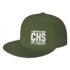 LAZHUNA I Suffer from C.H.S Can't Hear Shit I Wills Huh The Crap Out of You Hat Flat Bill Visor Baseball Cap Hip Hop Snapback Hats Men Women Moss Green view 3