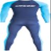 Cressi Wahoo 2 mm Lady Monopiece Wetsuits, Azure/Blue, XS view 3