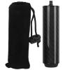 YUSHANCHENG Pool Cue Extension Carbon Fiber Tube Professional Billiard Cue Extender with Bumper Black (4 Inch) view 1