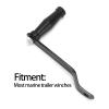 Boat Winch Handle, Ergonomic Winch Handle Holder Sailboat, ABS Steel Winch Crank Handle for Marine Boat Trailer Ship Yacht Trailer, Black view 4