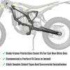 URLWALL Body Frame Protective Cover Fit for Sur-Ron Ultra Bee, Carbon Pattern Body Frame Protector Guard, E-Bike Accessoires for Sur-Ron view 2