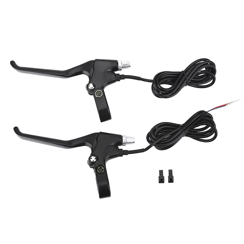 Chazcool 1 Pair Bicycle Brakes Lever, Left & Right E Bike, Ebike Brakes, Mountain Bike Brake Levers Replacement Parts